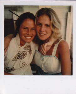 Me with Kimberly at a Malibu beach pad we rented. Photo by Julie Chrisite's then boyfriend